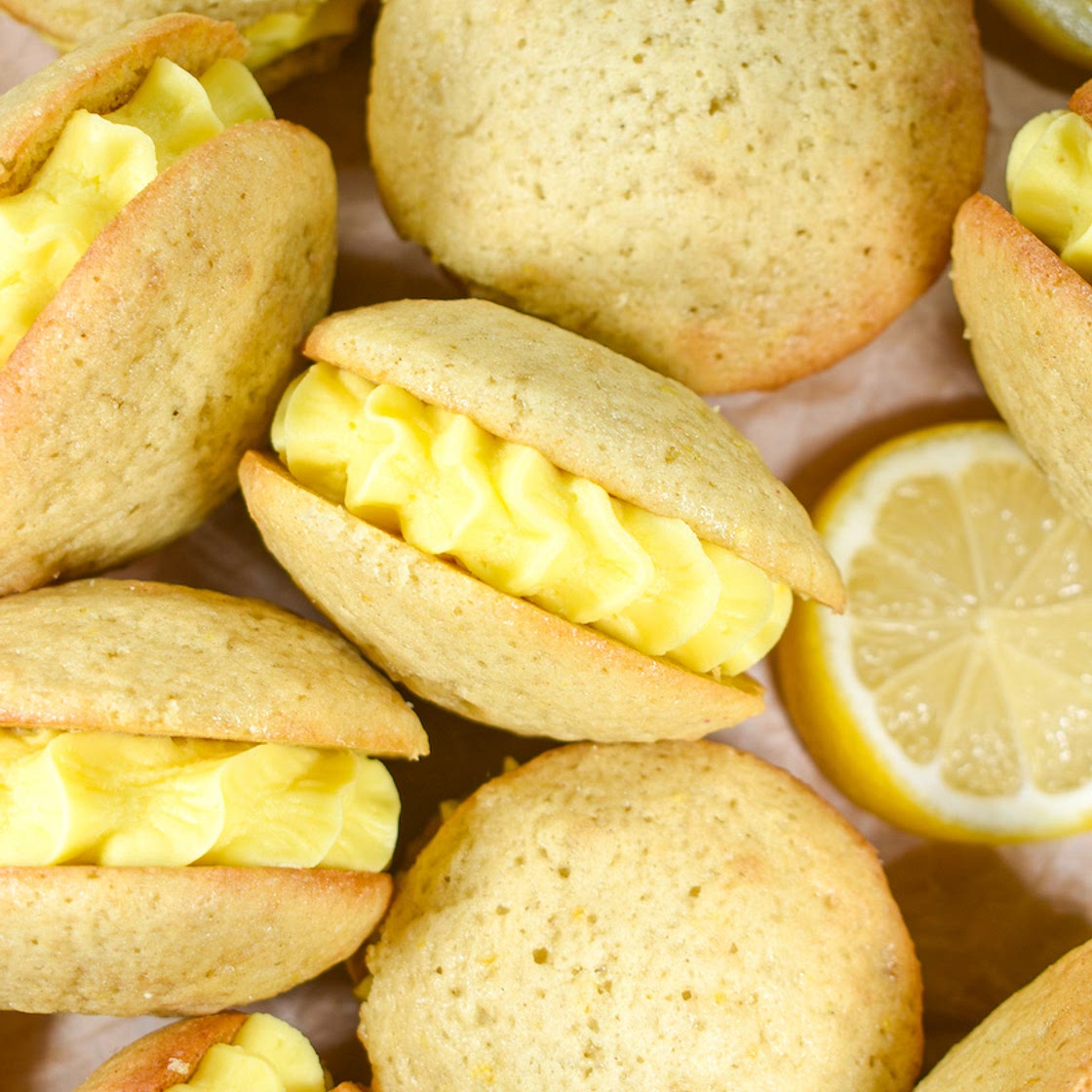 Whoopie Pies with Lemon Buttercream