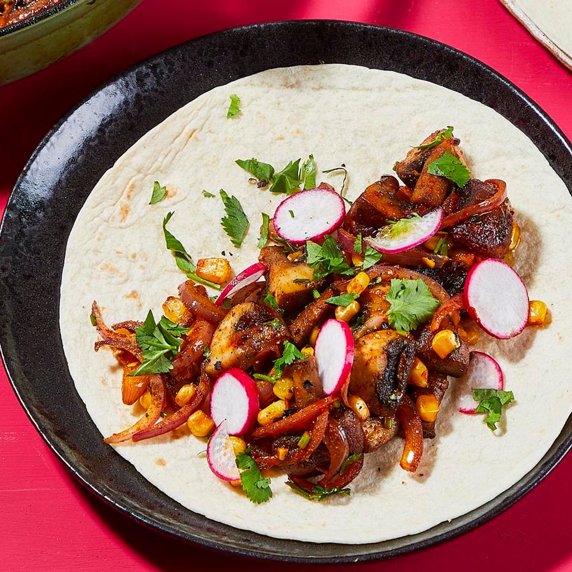 Cumin mushroom wraps