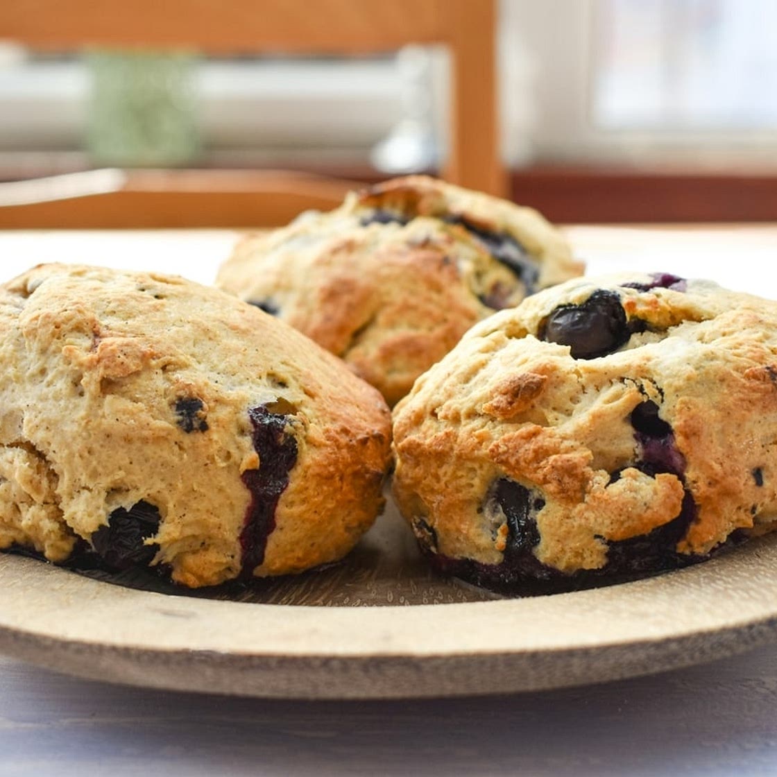 Easy Vegan Blueberry Scones - Scottish Scone Recipe