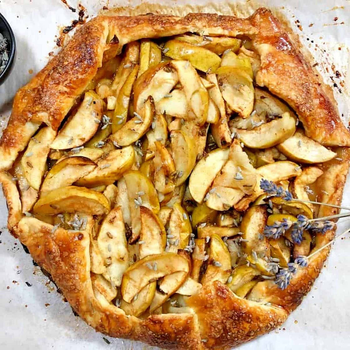 Apple Lavender Galette