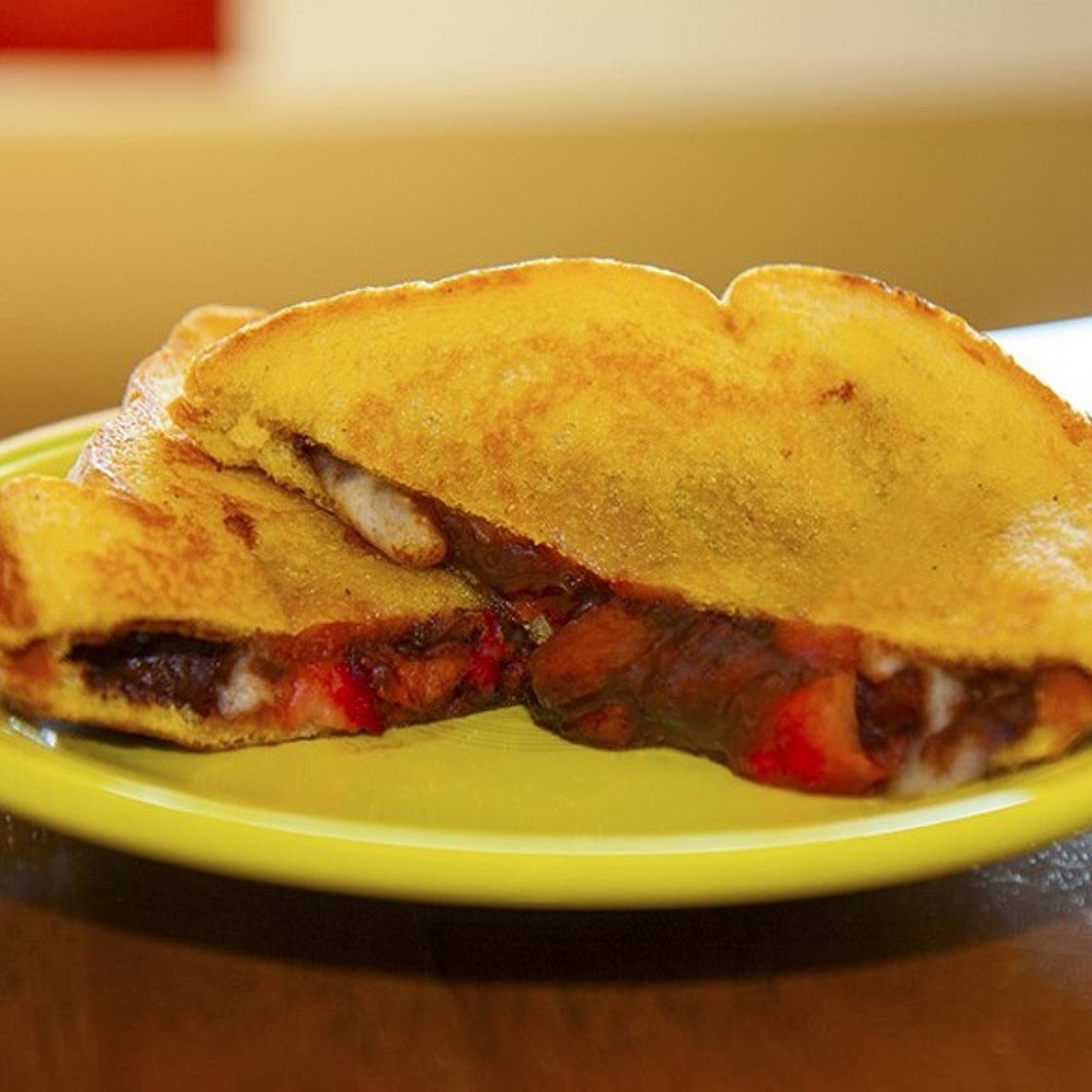 Strawberry, Chocolate, and Brie Grilled Cheese