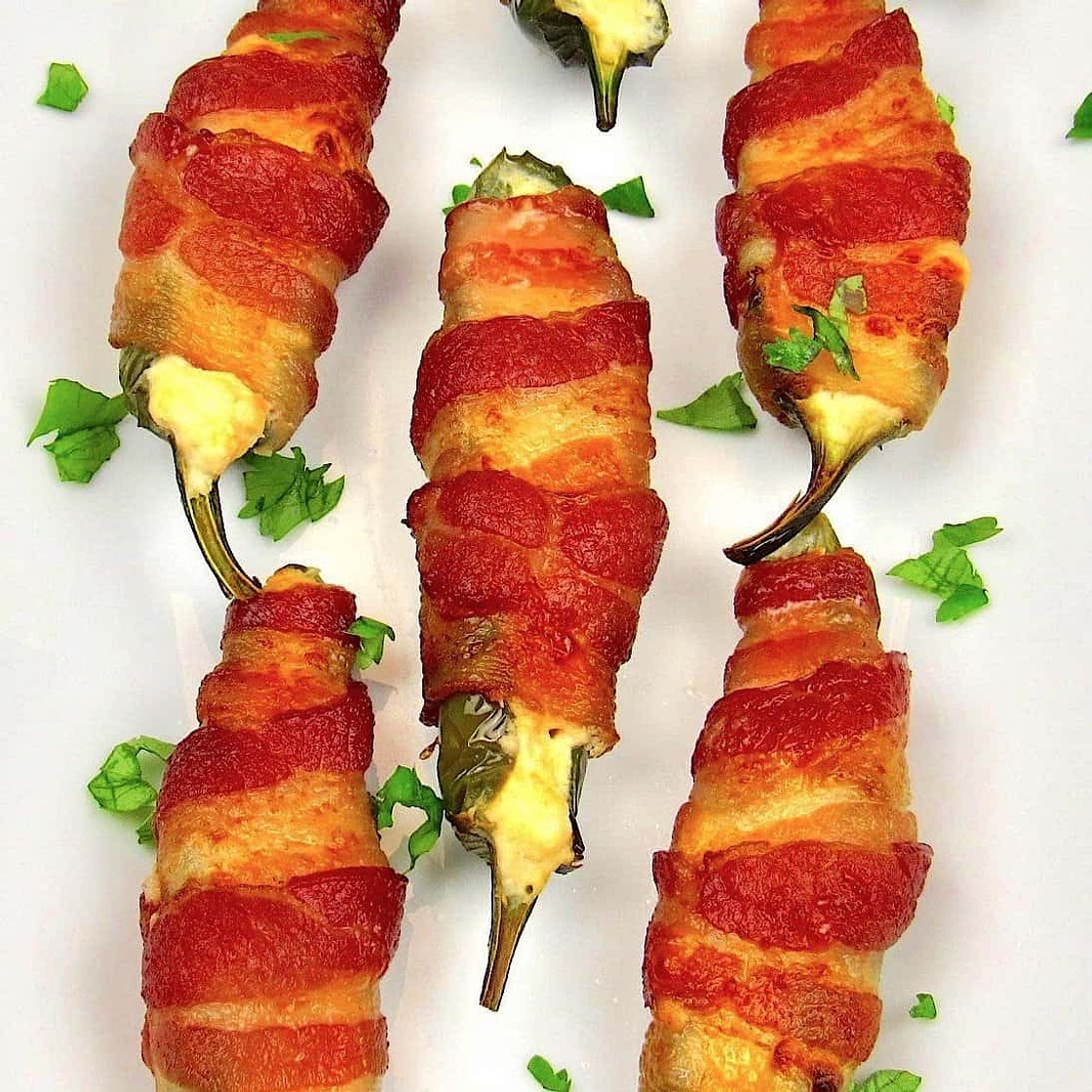 Air Fryer Bacon Wrapped Jalapeño Poppers