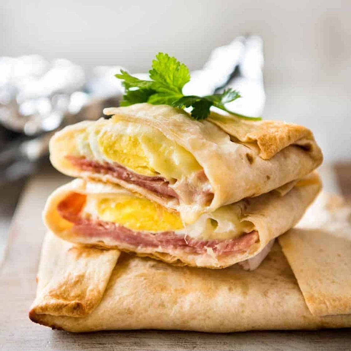 No Washing Up Ham, Egg & Cheese Pockets
