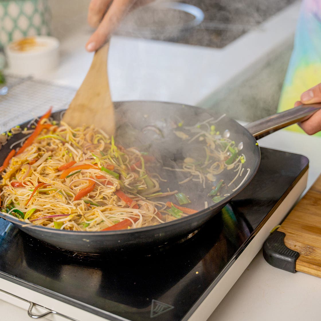 Peanut Ginger Noodle Stir fry