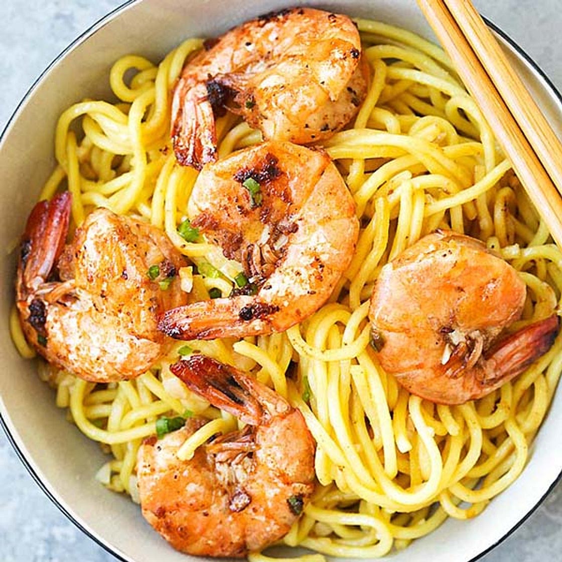 Shrimp Garlic Noodles