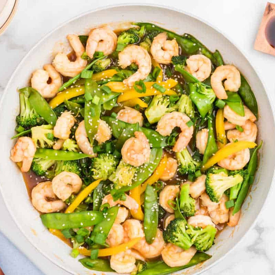 Teriyaki Shrimp Stir Fry