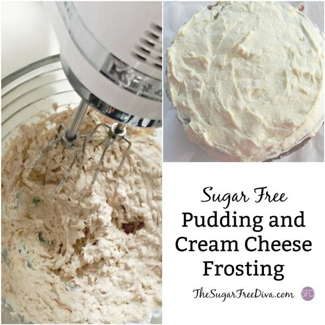 Sugar Free Pudding and Cream Cheese Frosting