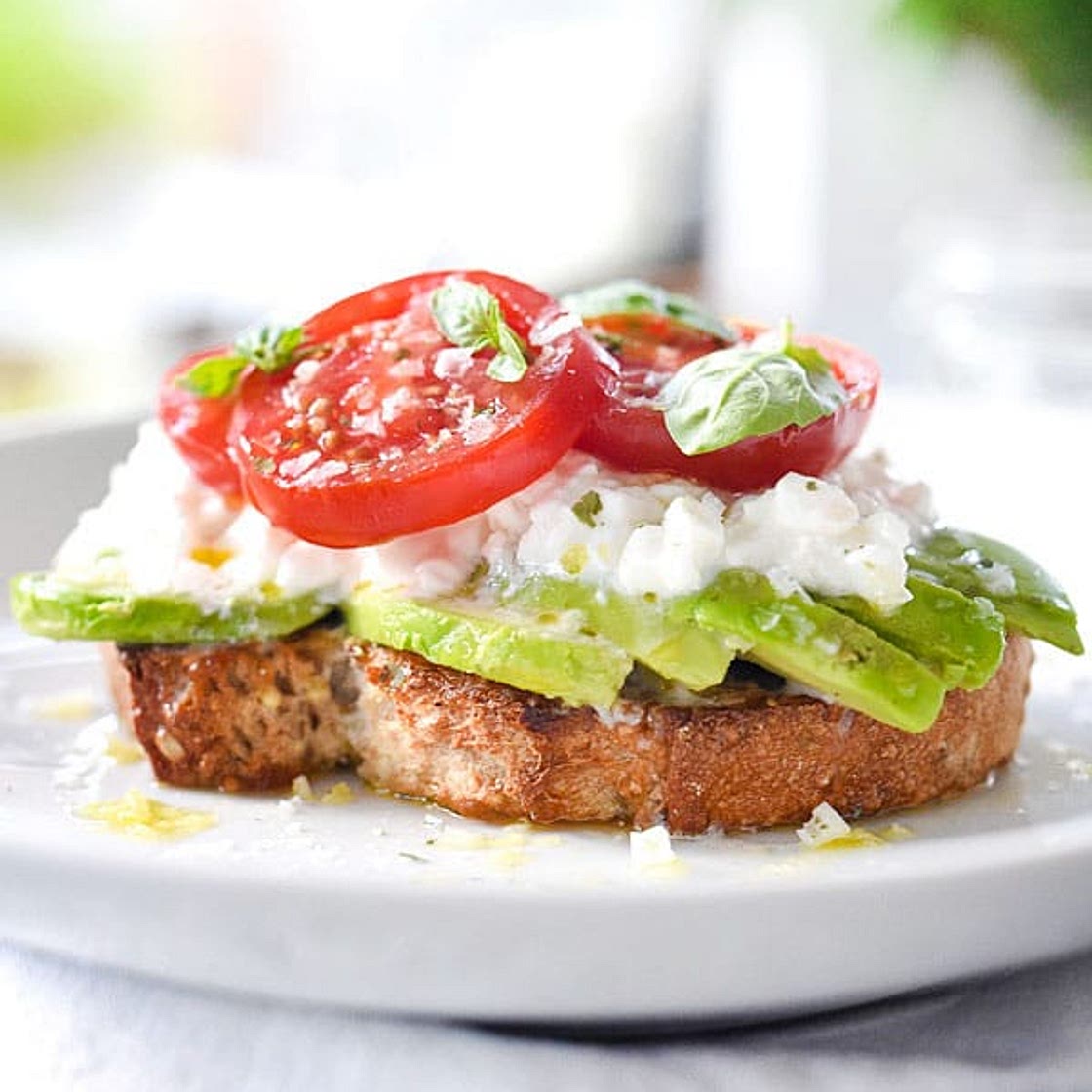 Caprese Avocado Toast