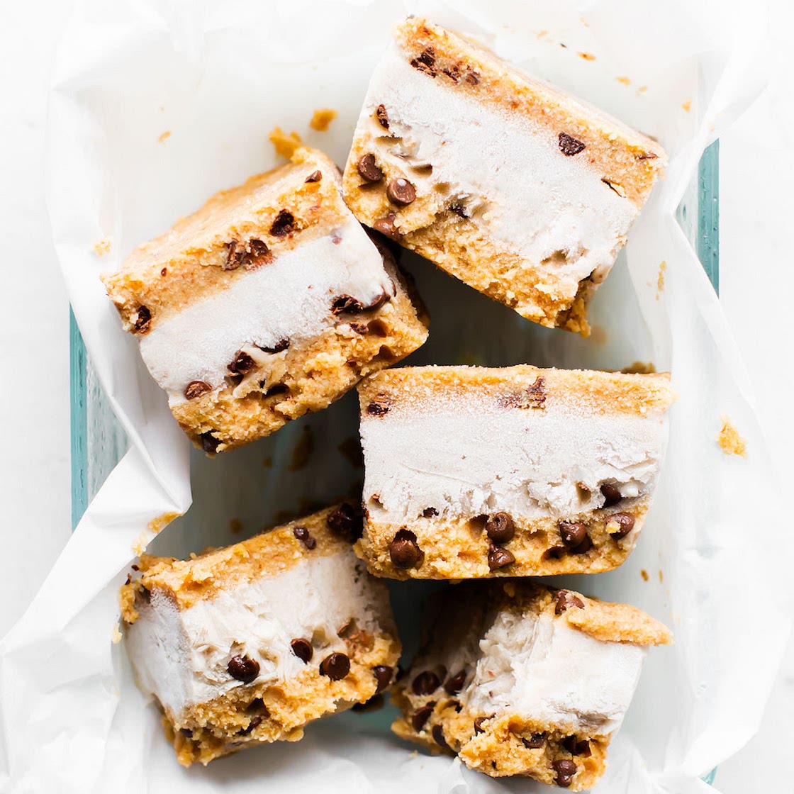 Cookie Dough Ice Cream Sandwiches