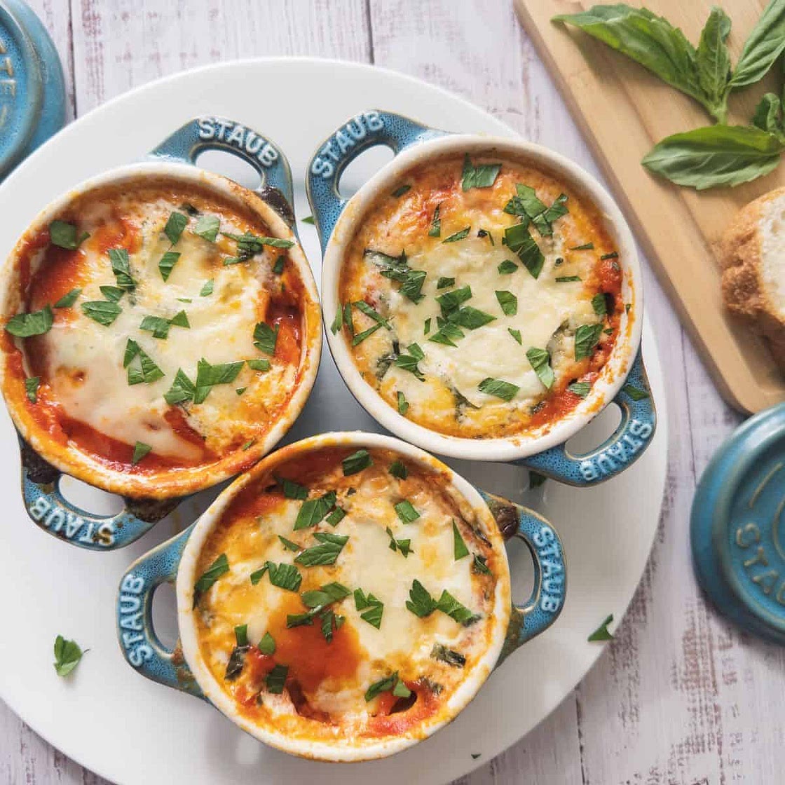 Easy Italian Baked Eggs in Marcella's Tomato Sauce