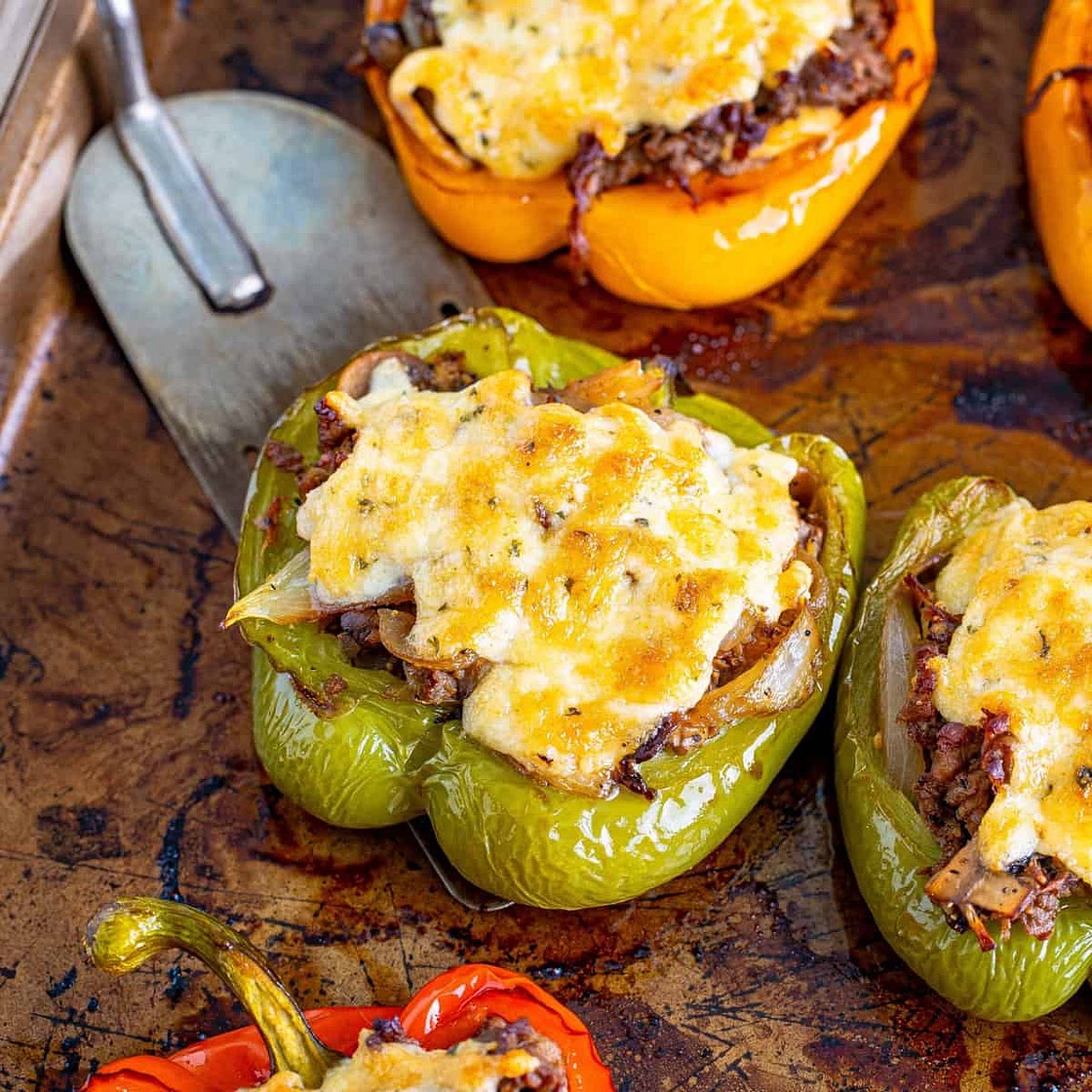 Cheesesteak Stuffed Peppers