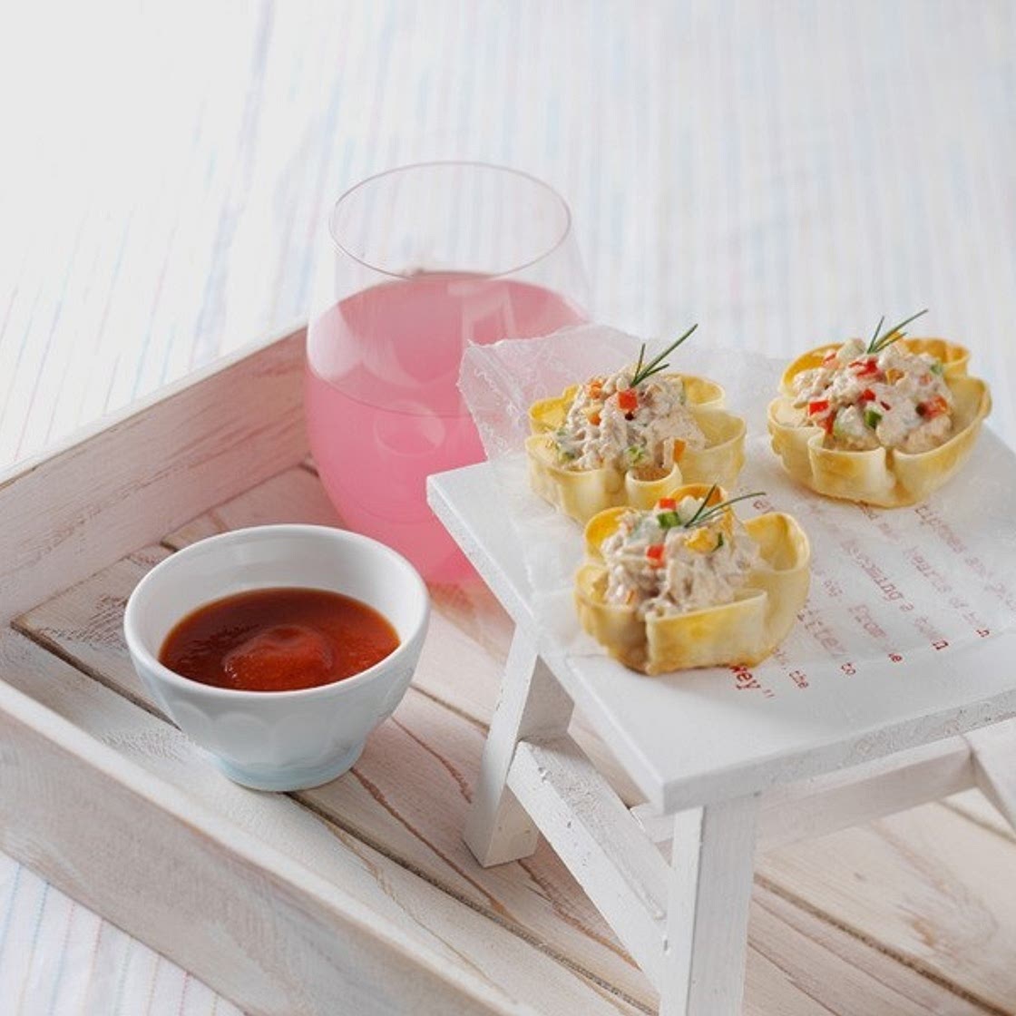 만두피 참치 컵샐러드 만드는 법