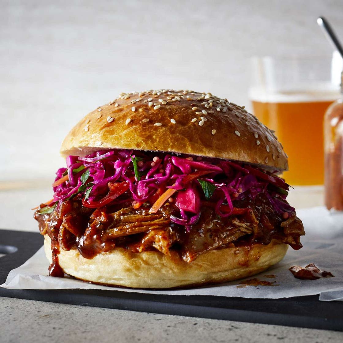 Slow-Cooker Burnt Honey Barbecue Chicken