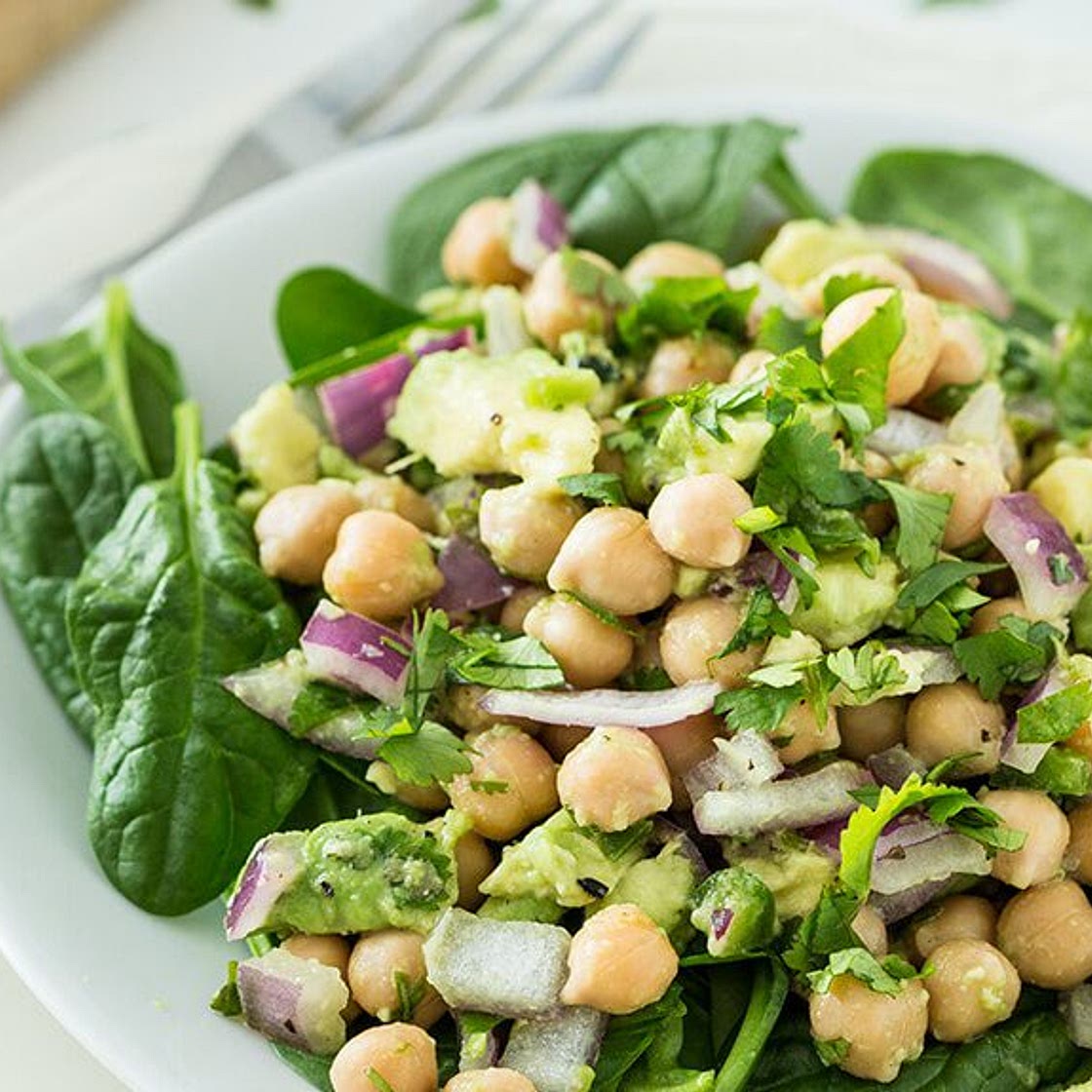 Chickpea Avocado Salad
