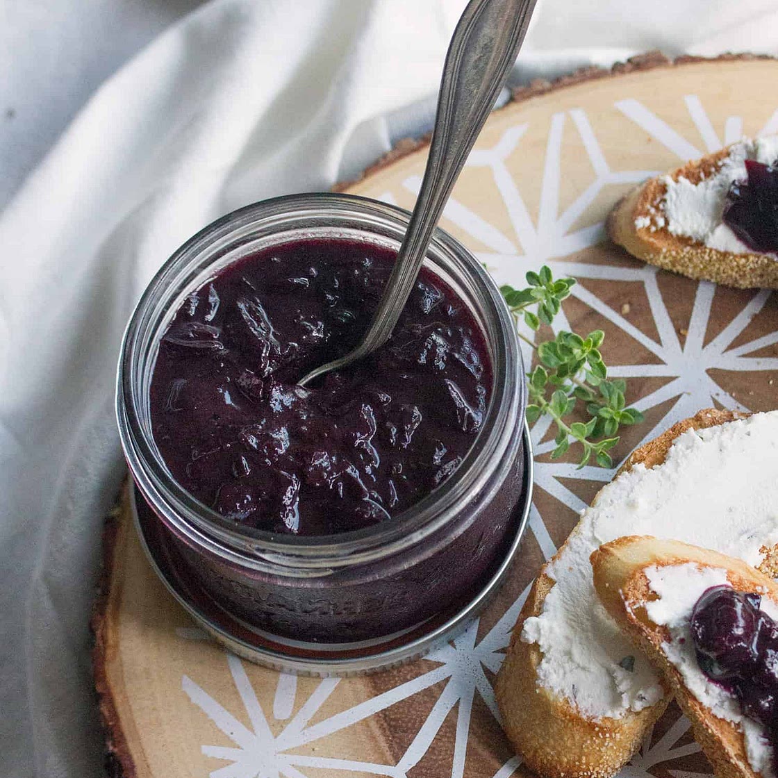 Savoury Blueberry-Onion Jam