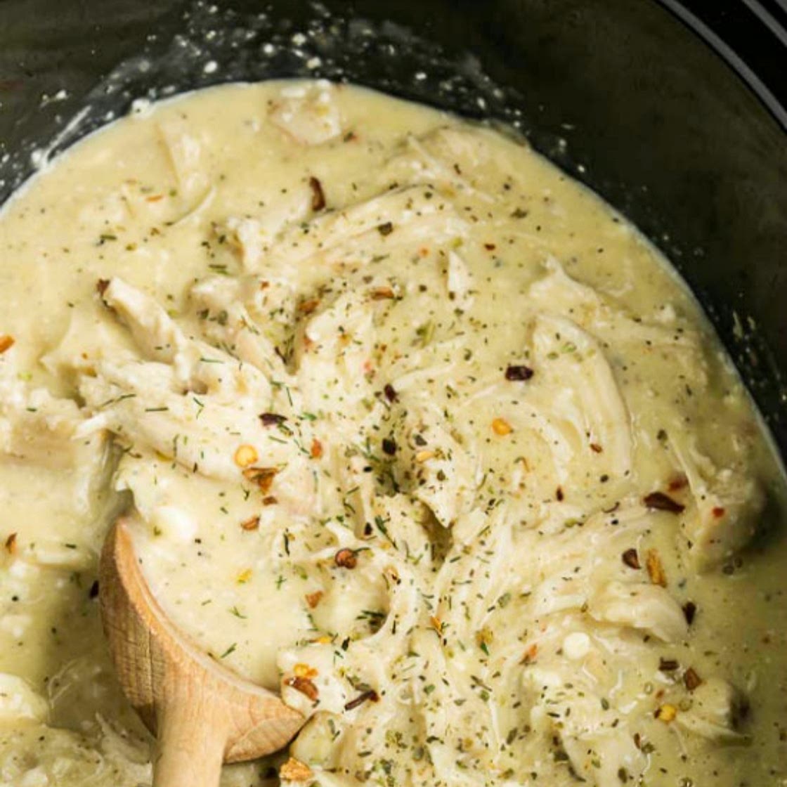 Slow Cooker Zesty Italian Chicken