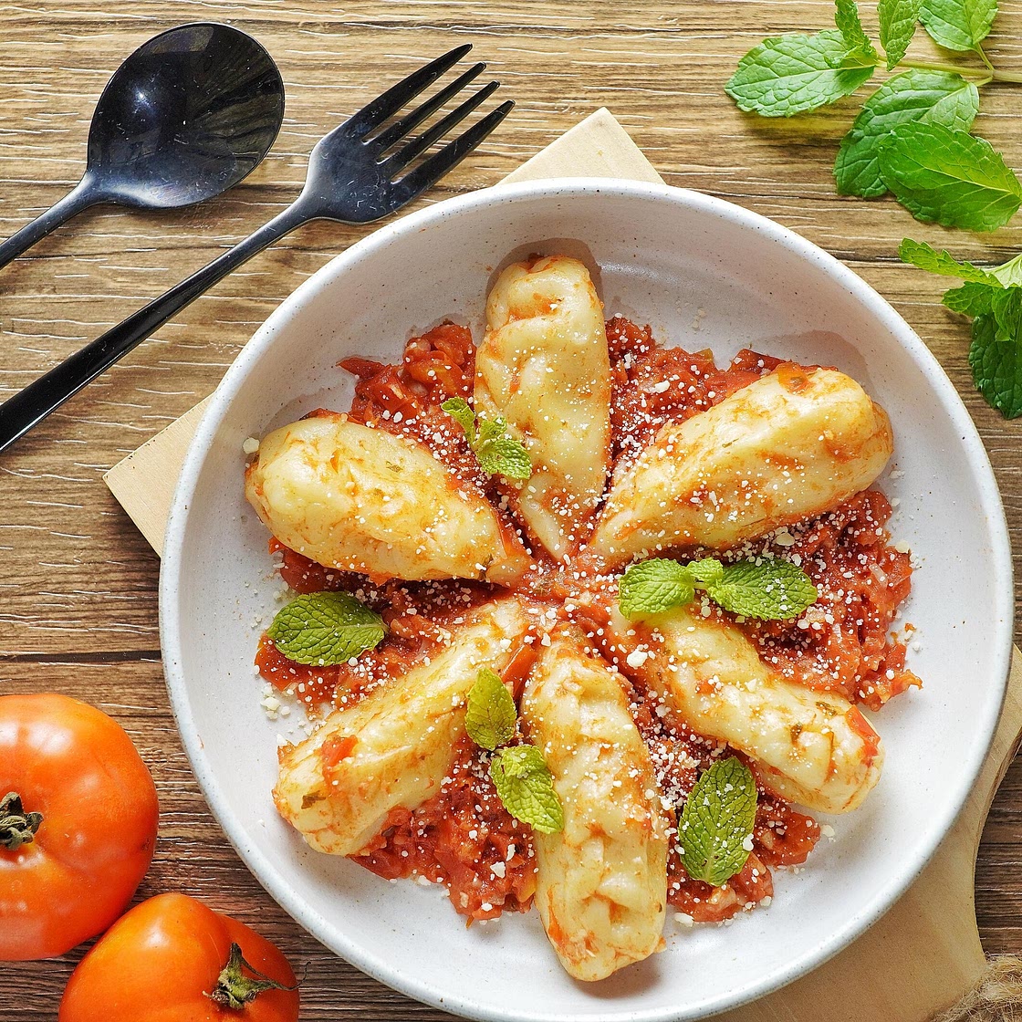 Sardinian Culurgiones with Tomato Sauce Recipe