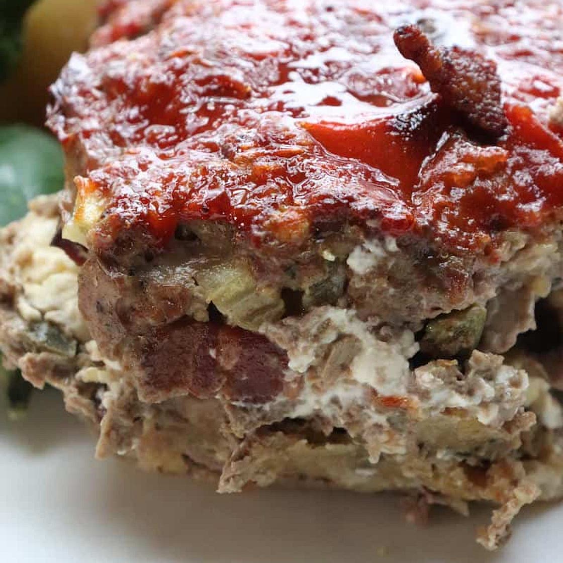 Jalapeno Popper Stuffed Meatloaf Recipe