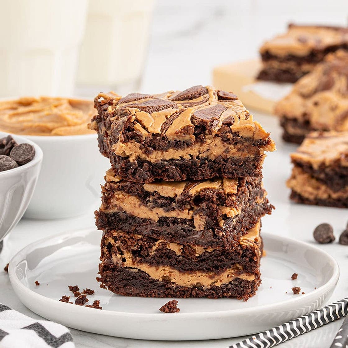 Peanut Butter Brownies