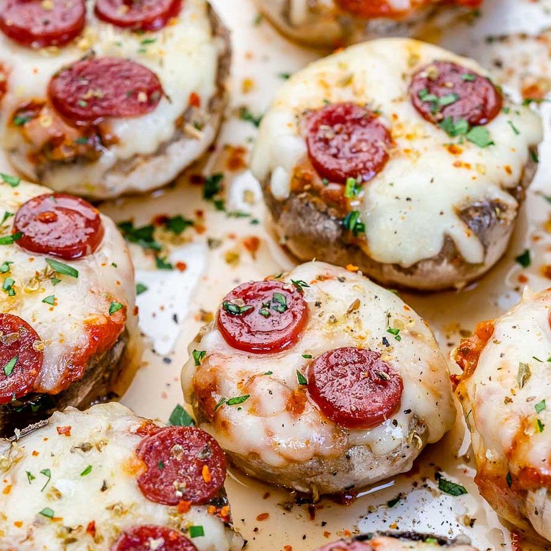 Mushroom Pizza Bites