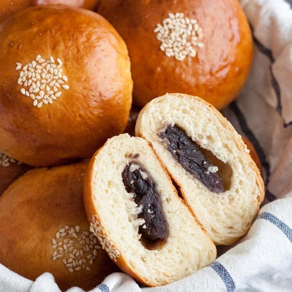 Anpan (Japanese Red Bean Bun)