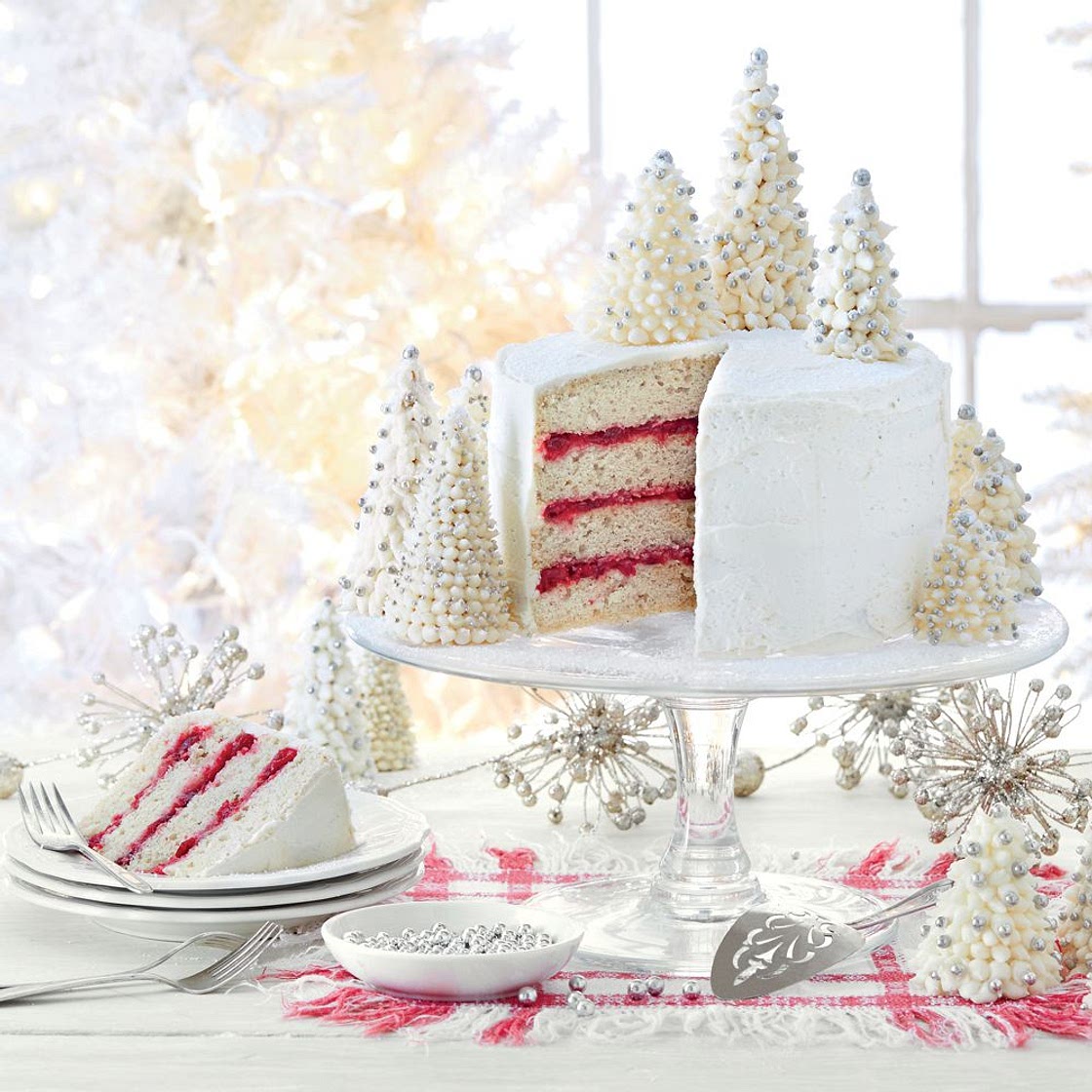 Spice Cake with Cranberry Filling Recipe
