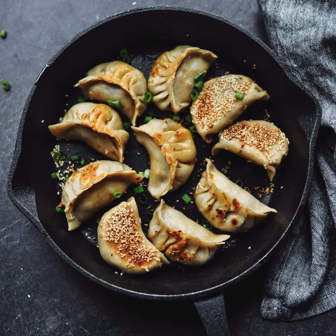 Vegan Potstickers (Pan-Fried Dumplings)