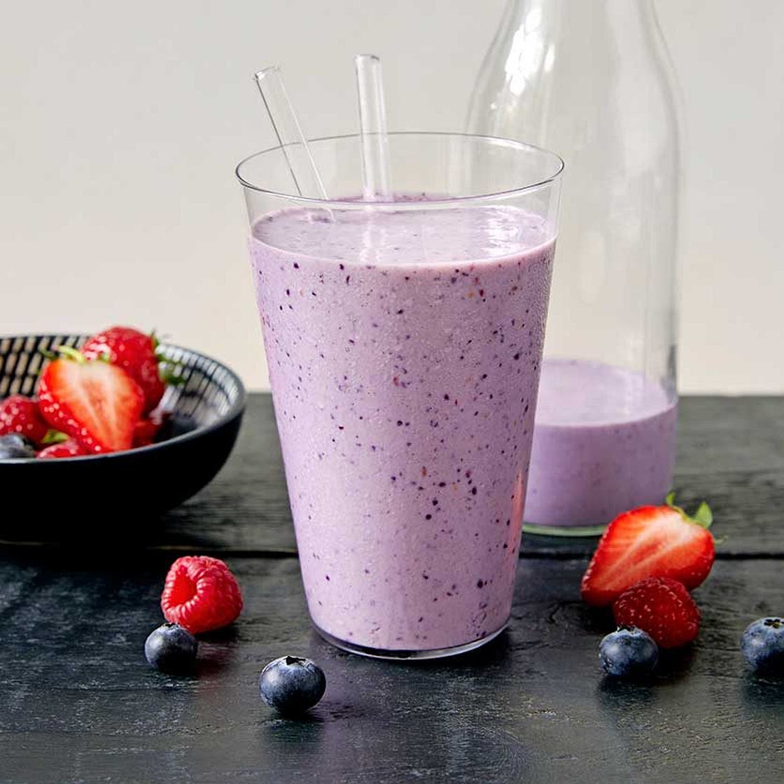 Berry protein smoothie