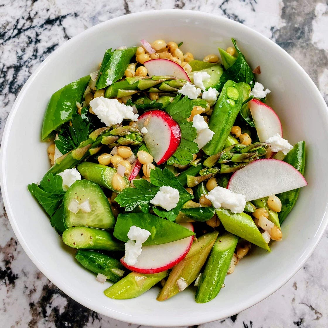 Asparagus Salad with Wheat Berries