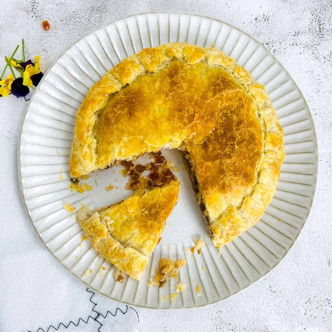 Dilpasand / Dilkhush (Coconut-filled Puff Pastry Dessert)