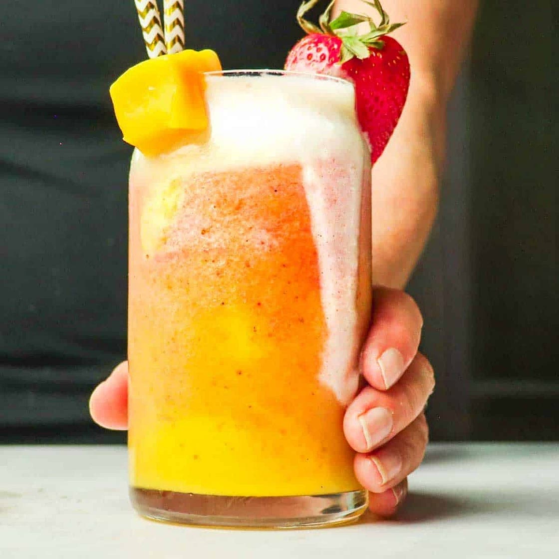 Banana Mango Strawberry Smoothie