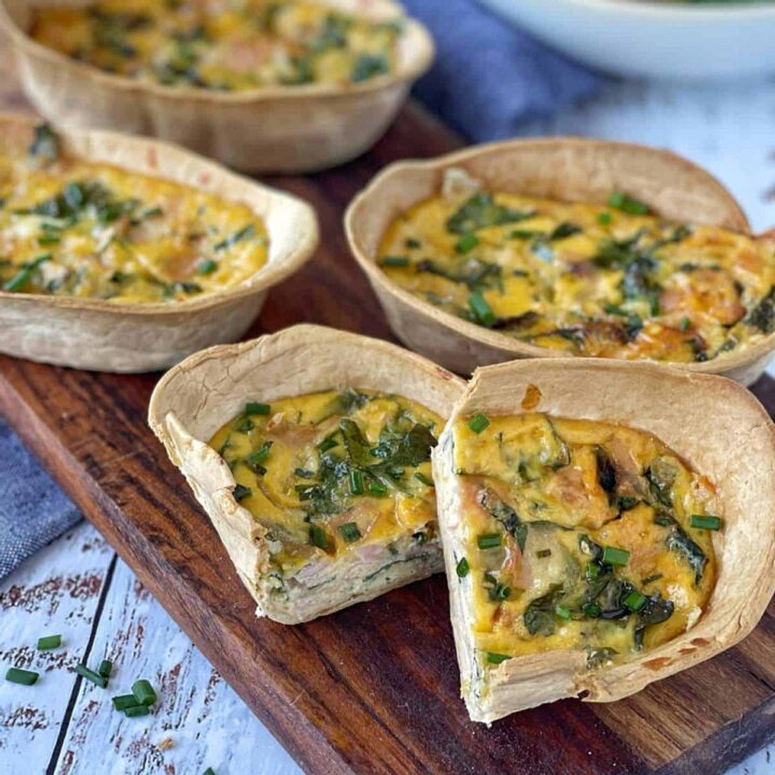 Ham & Cheese Taco Boats