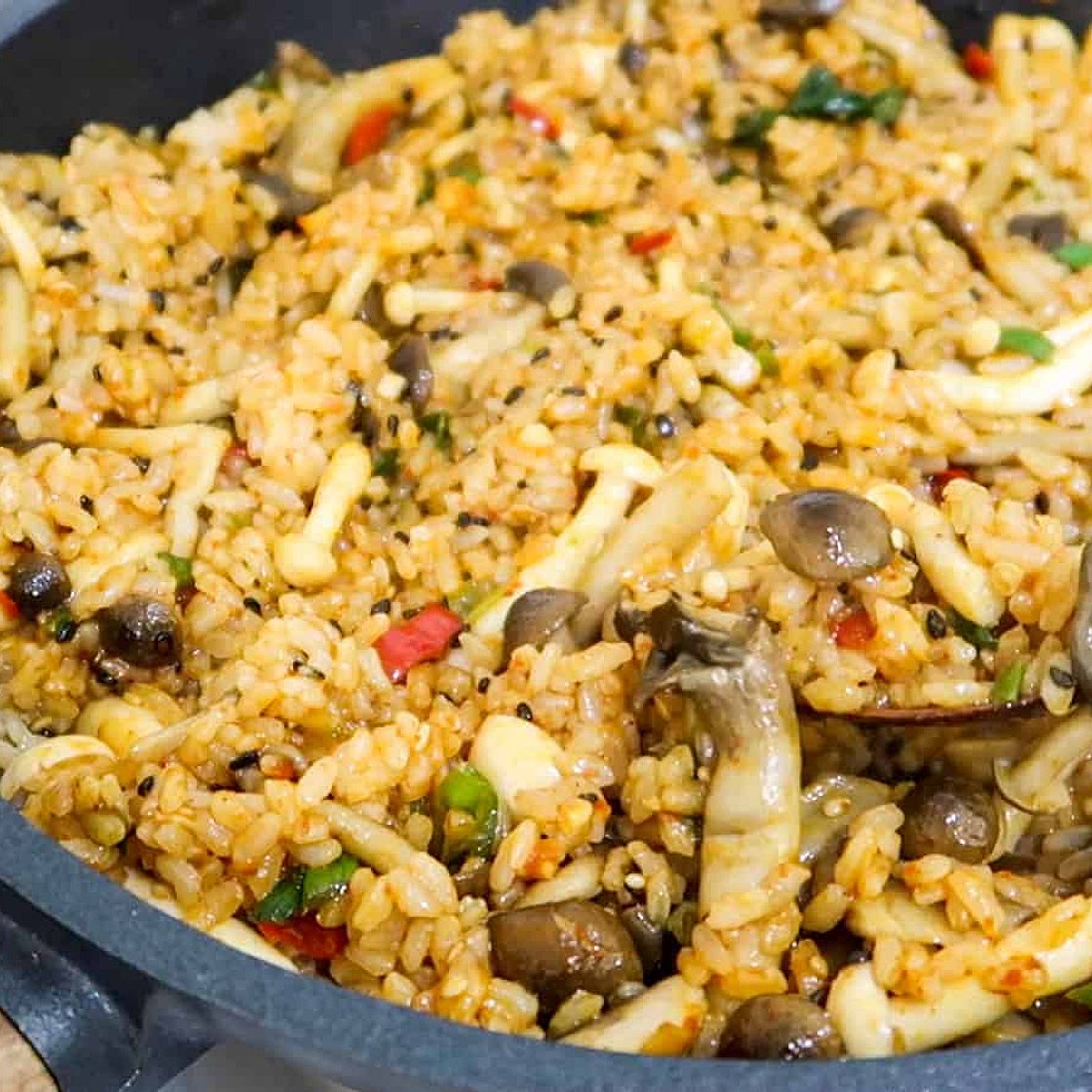 Mushroom Bibimbap - Mo Shrooms, Mo Flava!