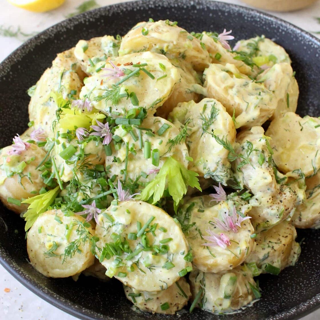 Vegan Potato Salad with Dill