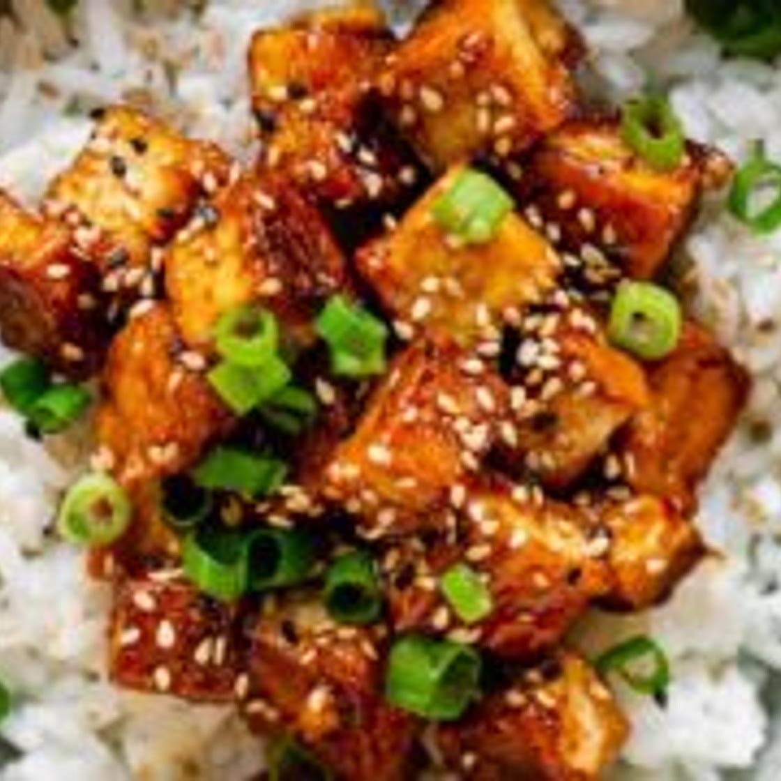 Crispy Pan-Fried Sesame Tofu