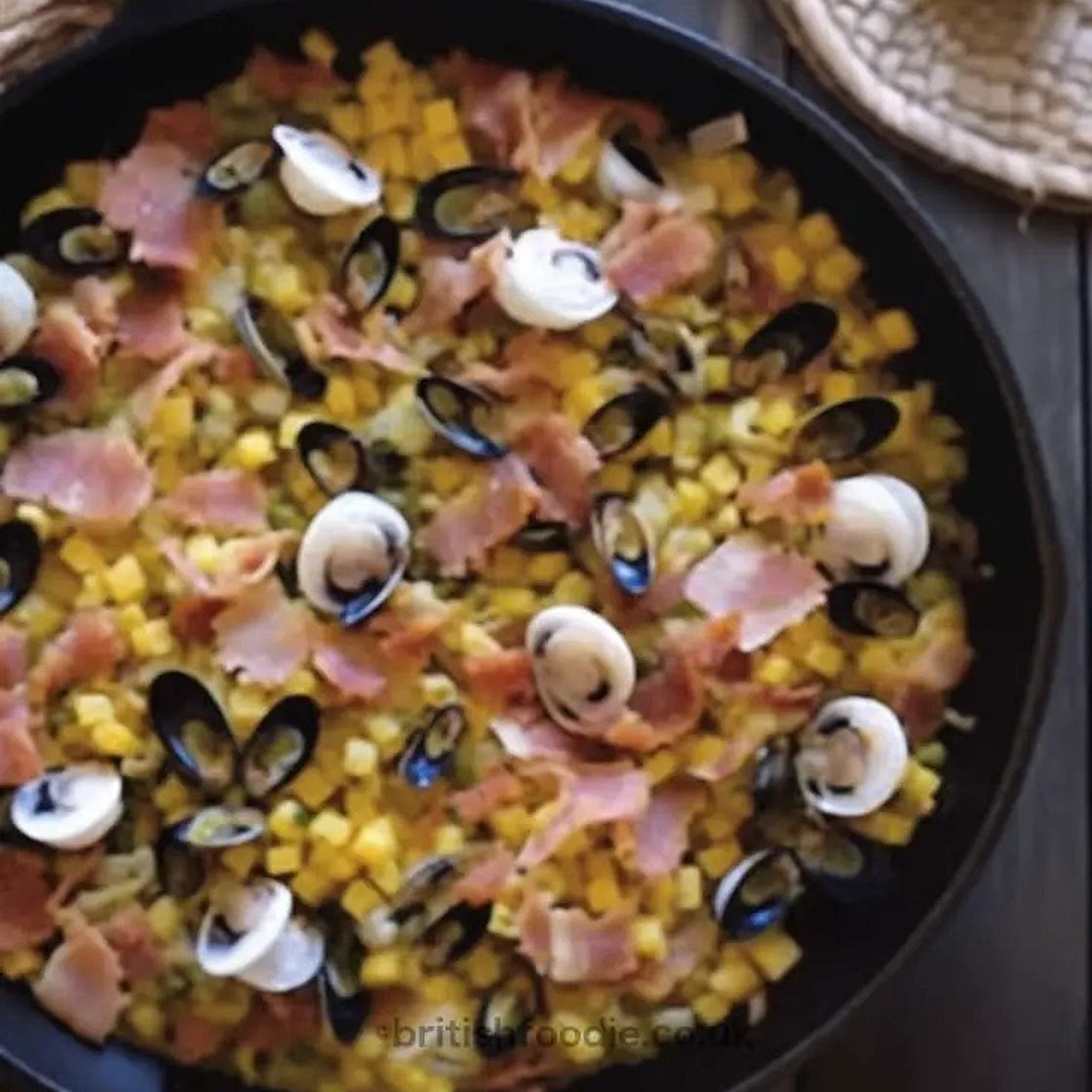 Welsh Laverbread and Cockles
