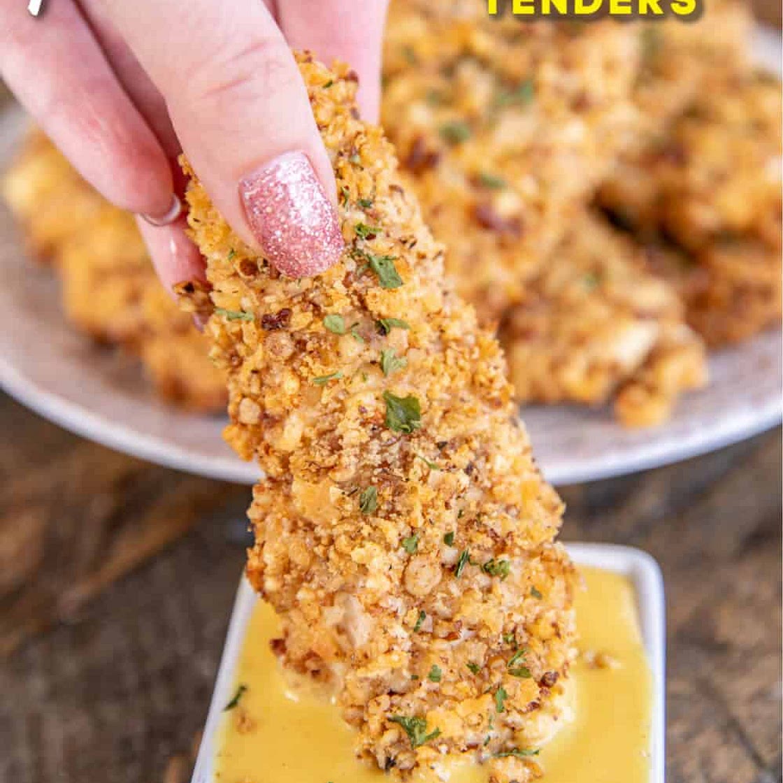 Air Fryer Pecan Chicken Tenders