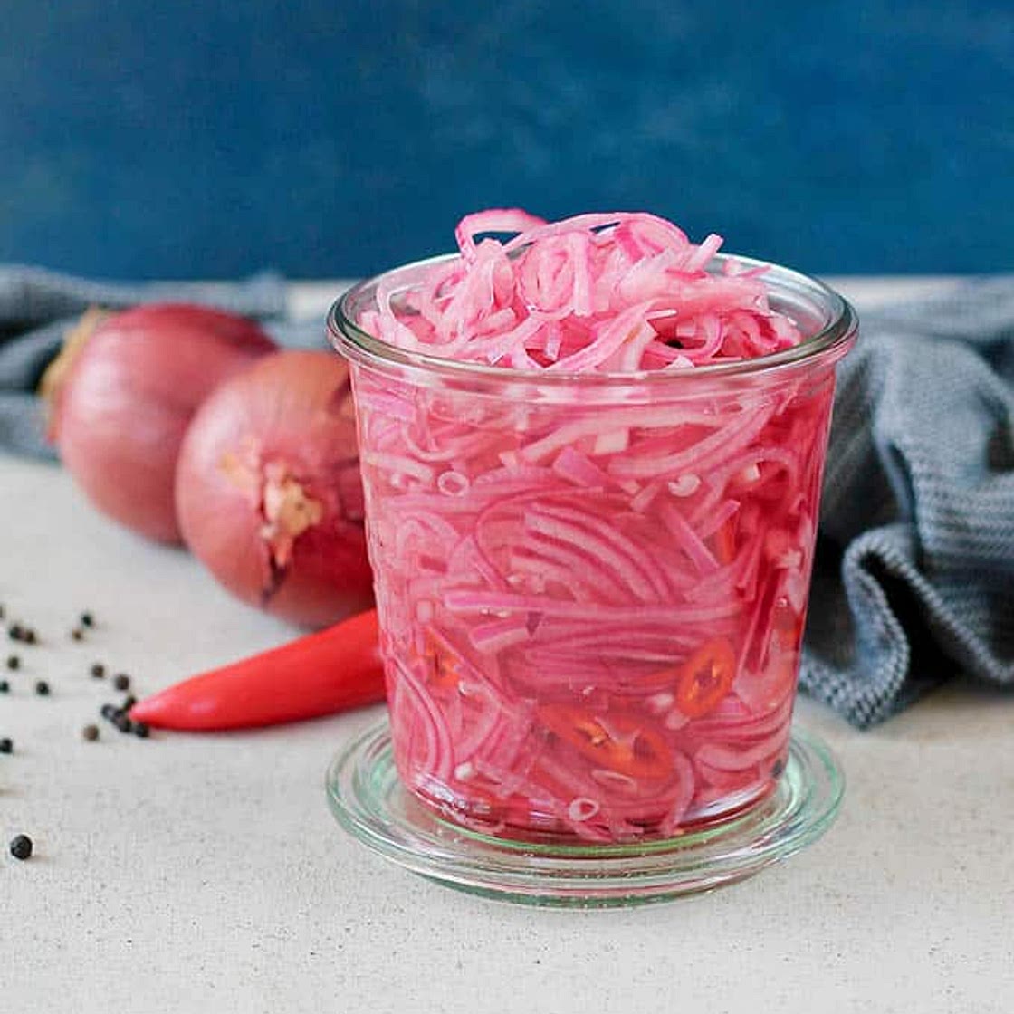 Spicy Pickled Onions