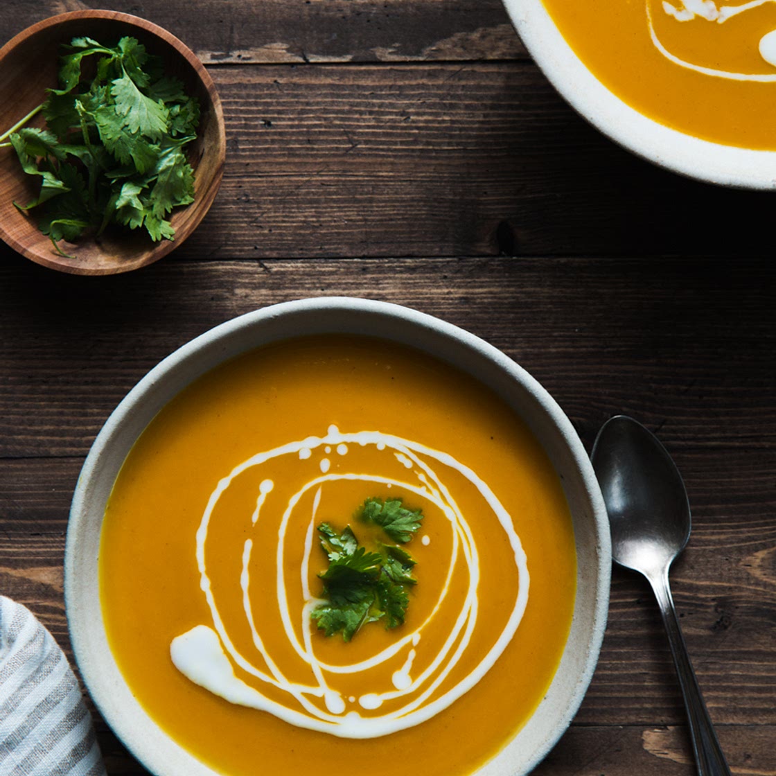 Curried Kabocha Squash Soup