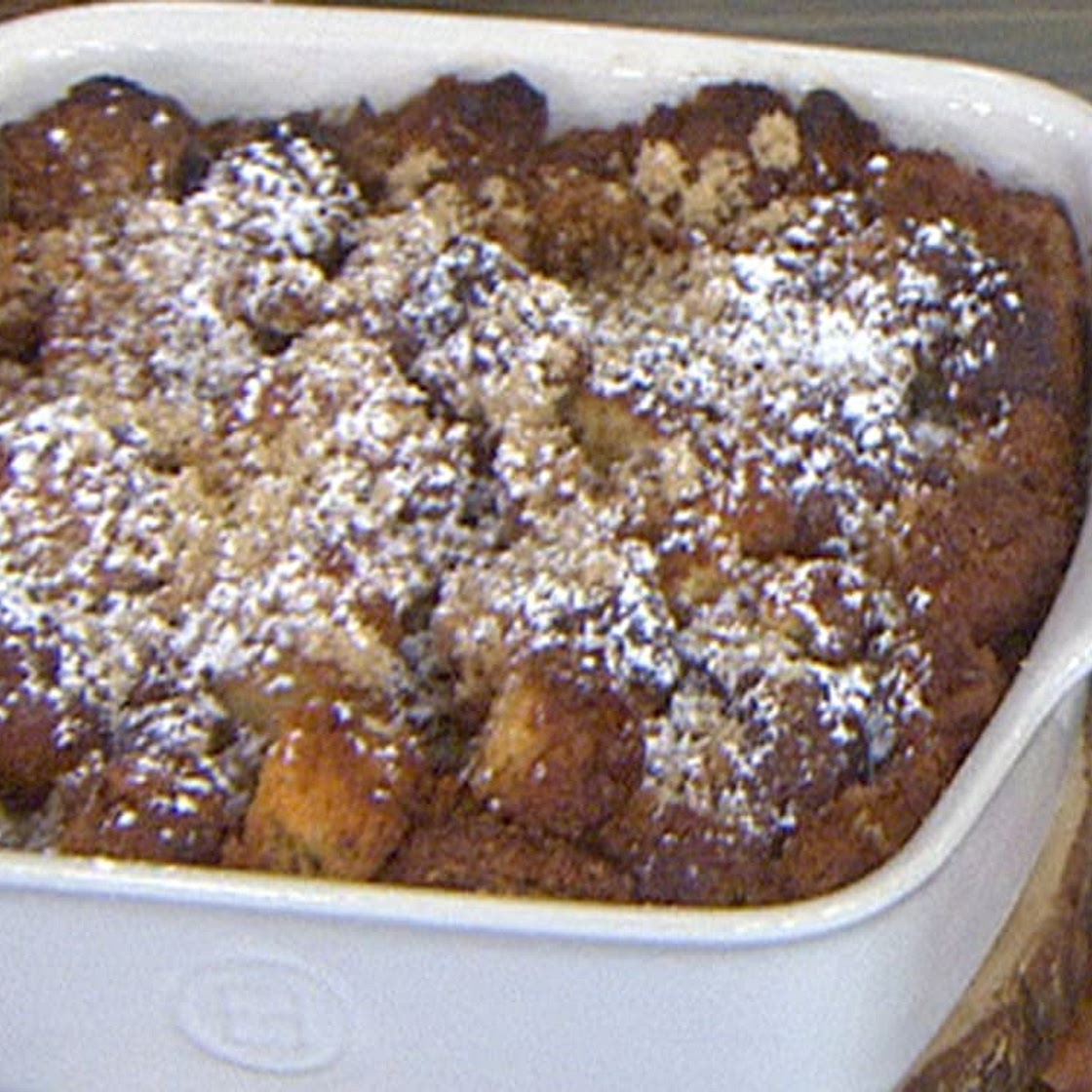 Al Roker's Apple Cider Doughnut Bread Pudding Recipe