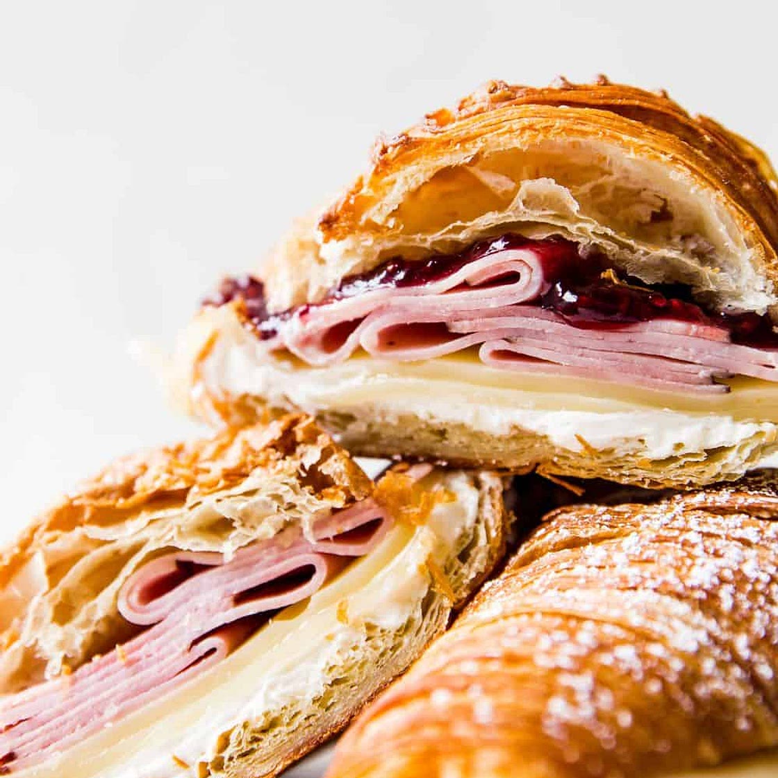 Monte Cristo Croissant Sandwich