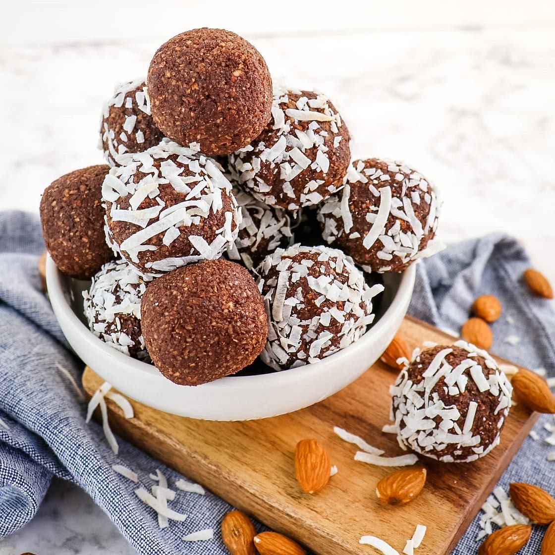 Chocolate Coconut Date Balls