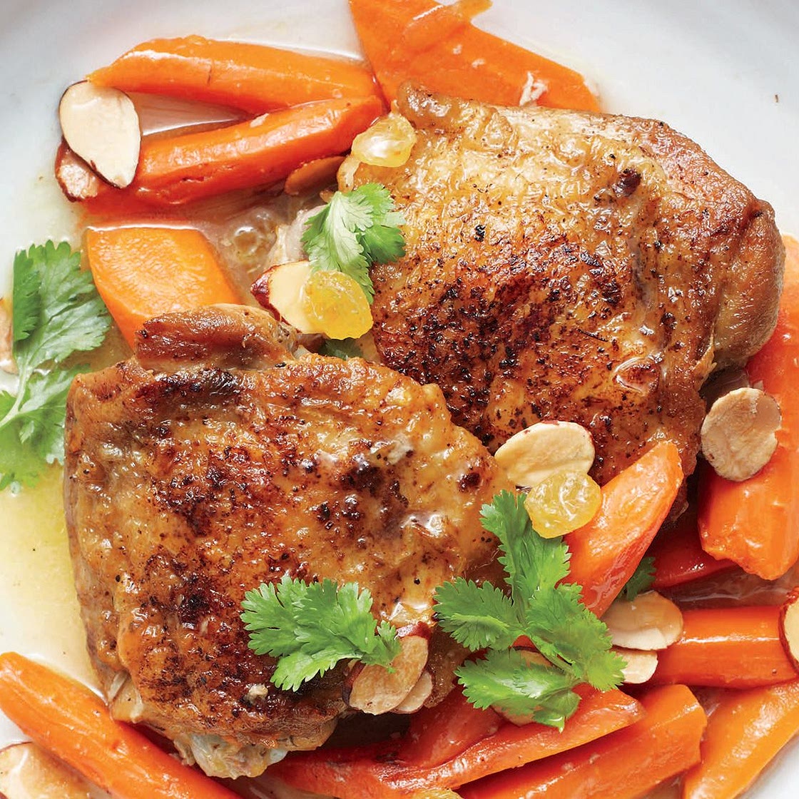Spiced Chicken Stew with Carrots
