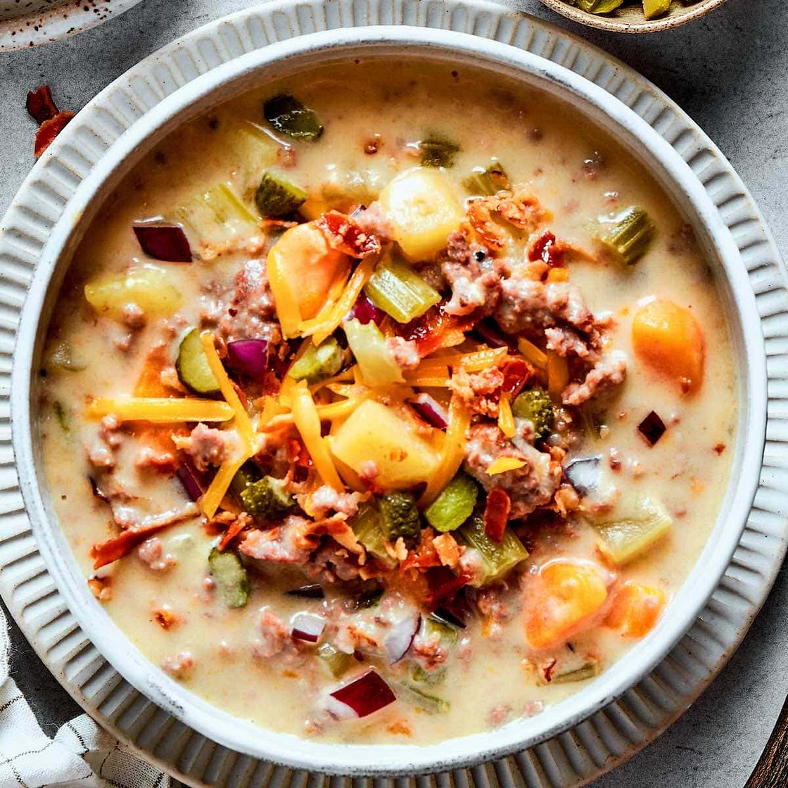 Cheeseburger Soup