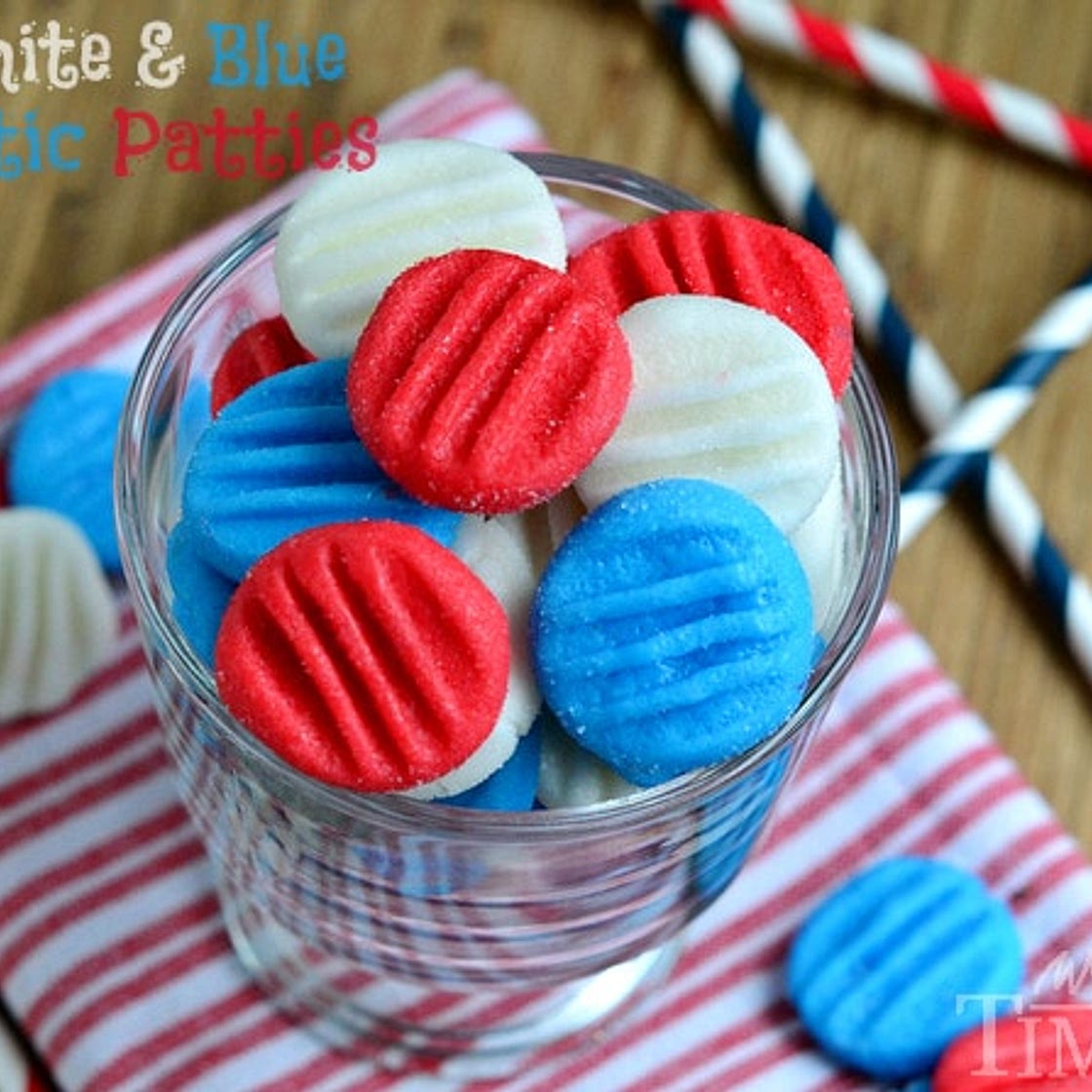 Red, White and Blue Patriotic Peppermint Patties