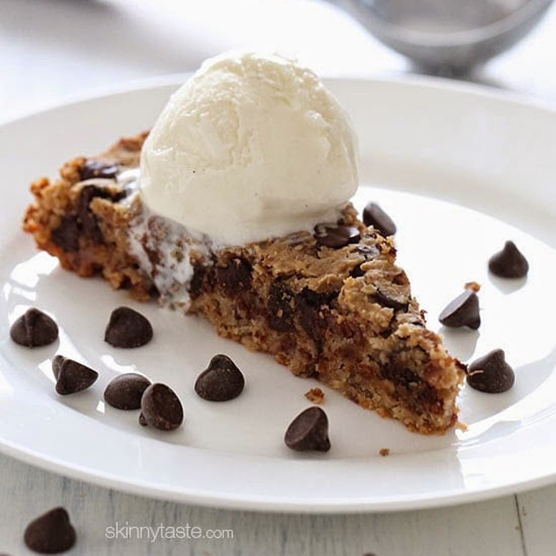 Deep Dish Chocolate Chip Cookie Pie