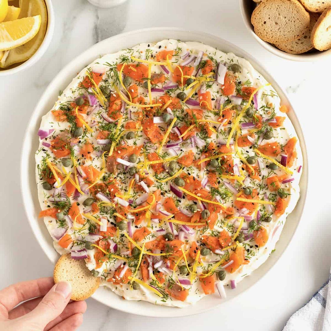 Smoked Salmon Bagel Dip