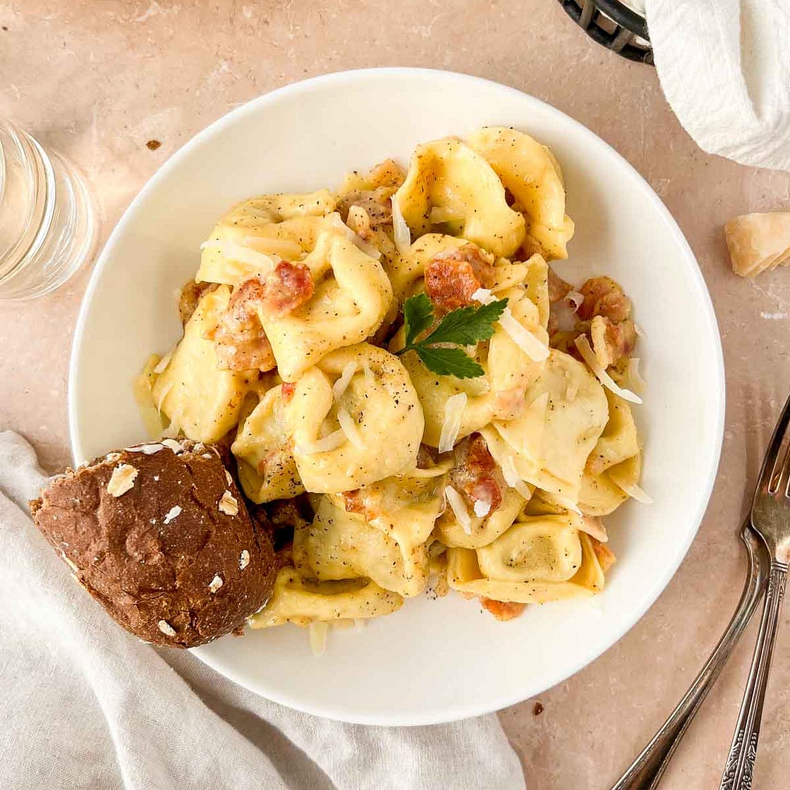 Tortellini Carbonara