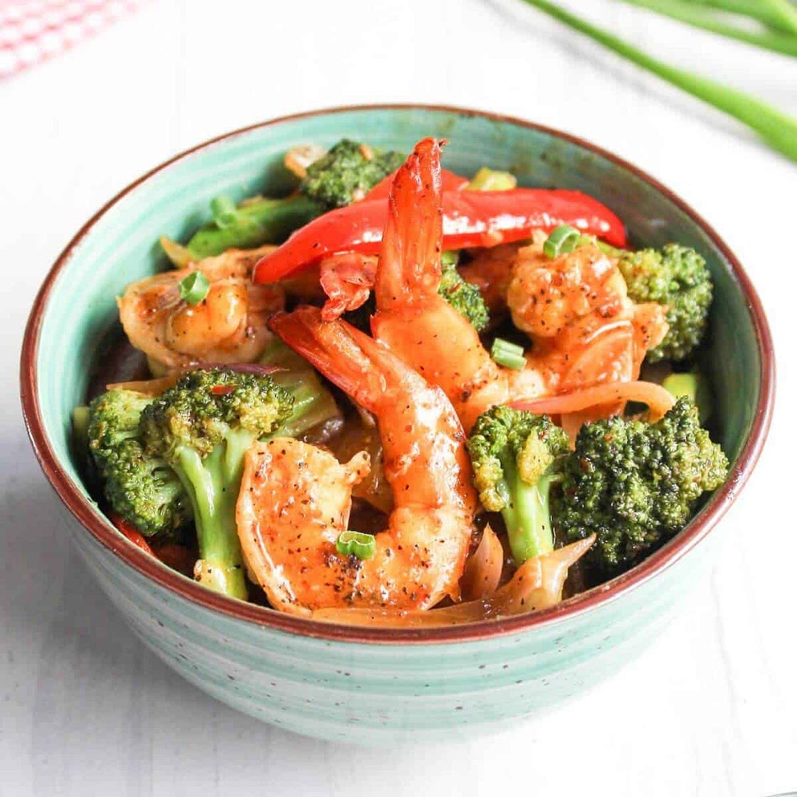 Shrimp and Broccoli Stir Fry