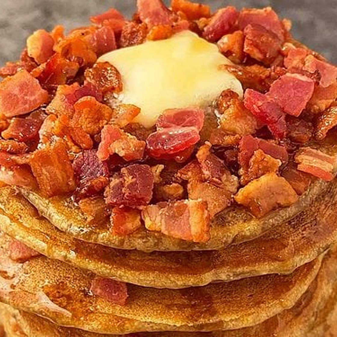 Maple Pancakes with Bacon